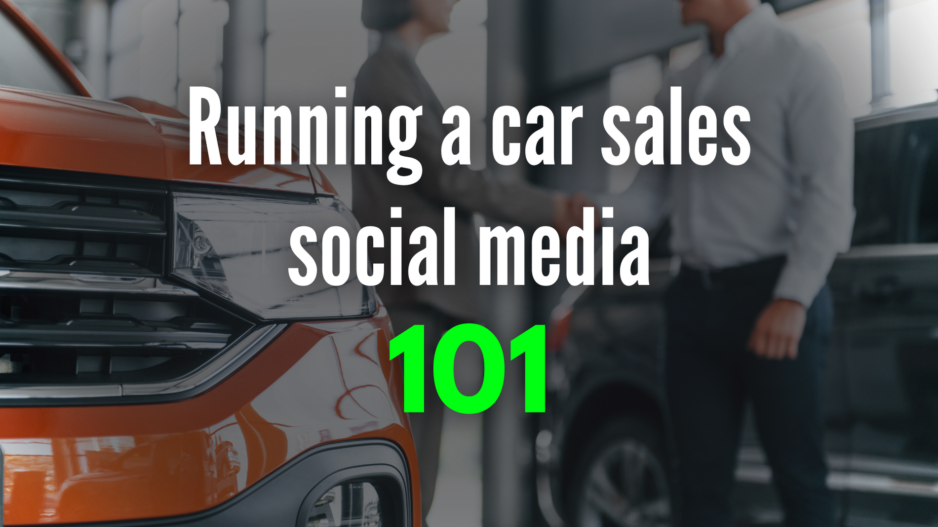 Running a Car trader social Media page 101